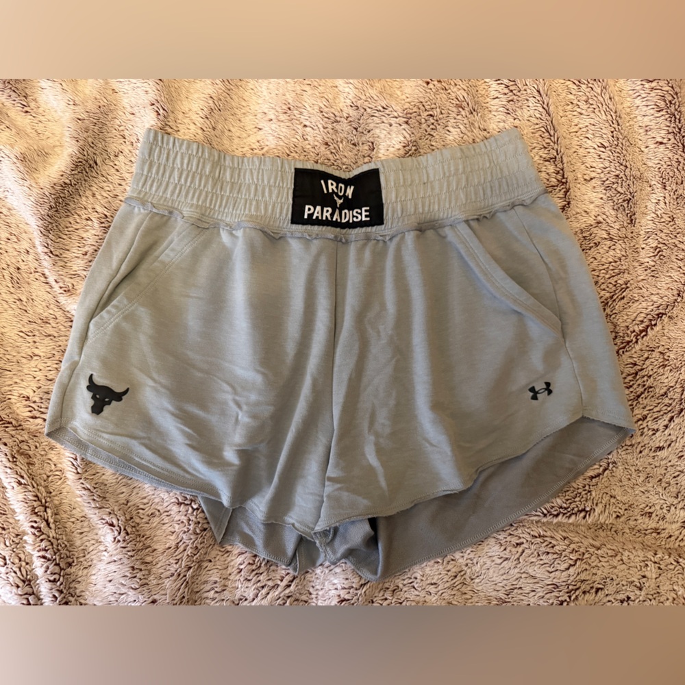 Under Armour Light Gray Athletic Shorts